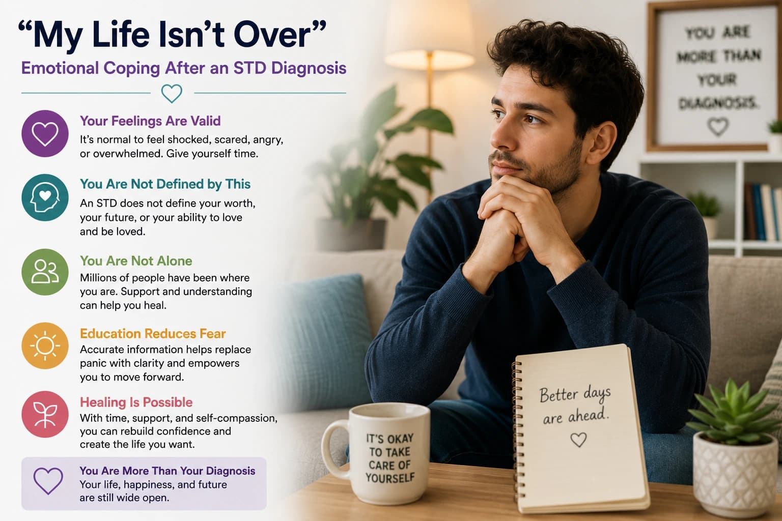 “My Life Isn’t Over”: Emotional Coping After an STD Diagnosis
